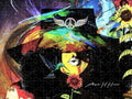 Colorful Abstract with Wings and Flowers - Puzzle